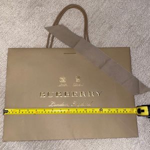 Authentic Burberry Shopping Bag